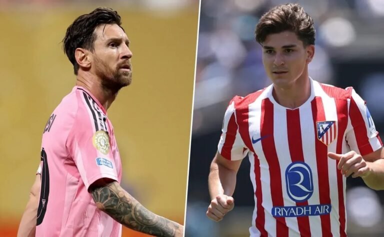 Posiciones de Inter Miami contra Palmeiras