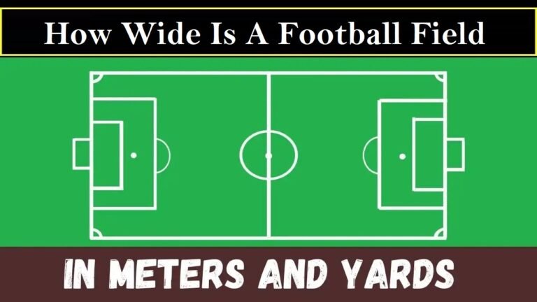 how wide is a football field