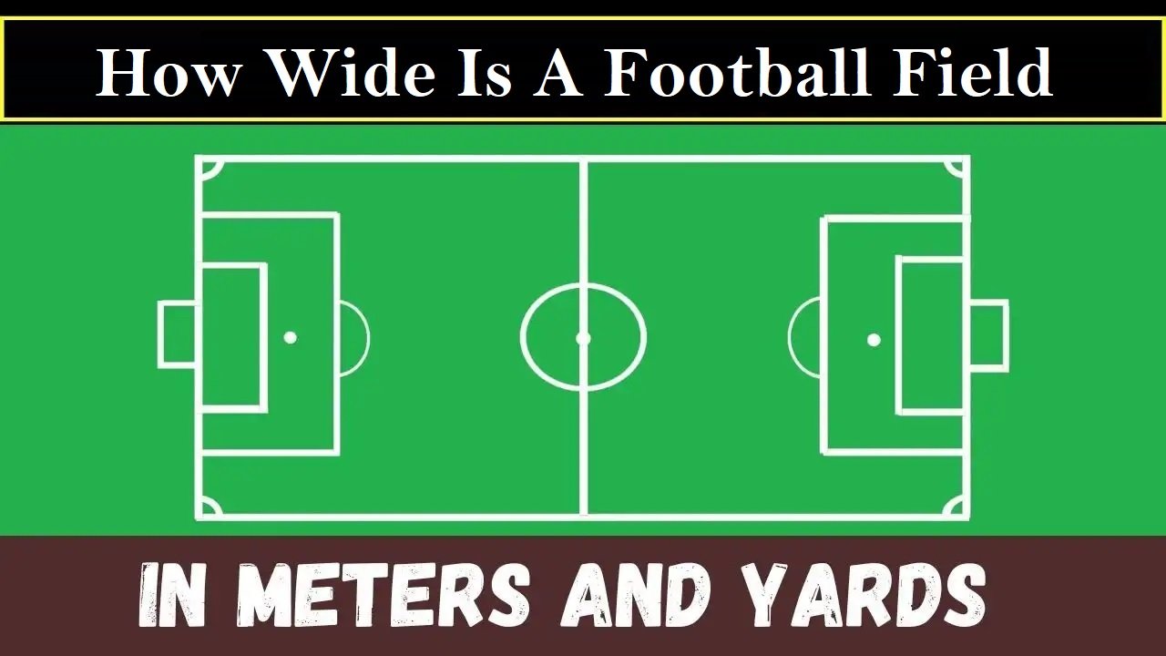 how wide is a football field