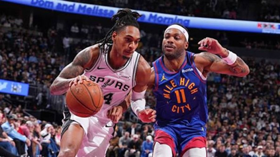 san antonio spurs vs denver nuggets standings