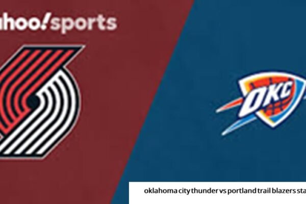 oklahoma city thunder vs portland trail blazers standings