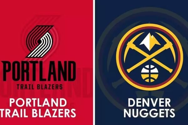 portland trail blazers vs denver nuggets standings
