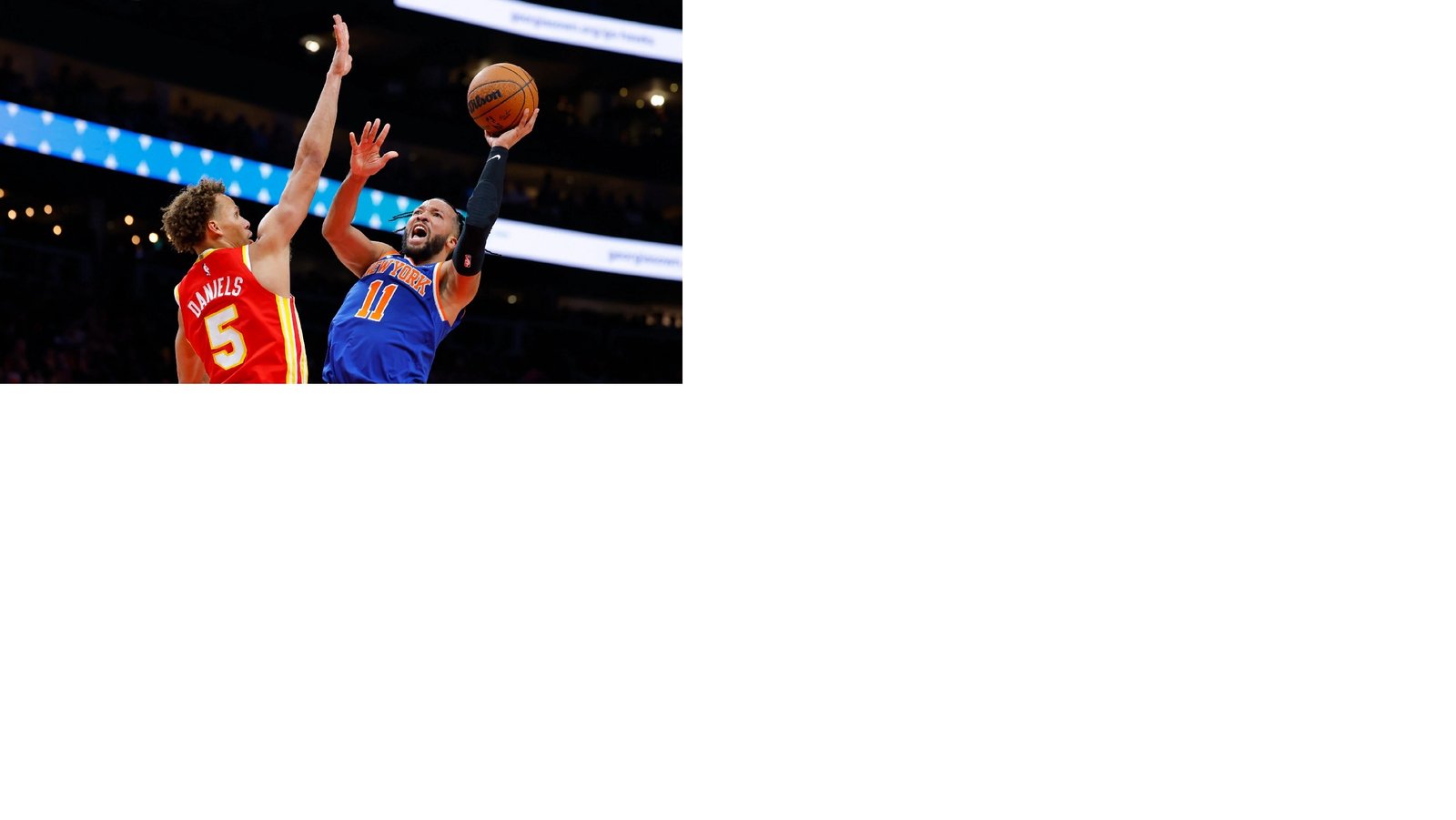 atlanta hawks vs knicks timeline