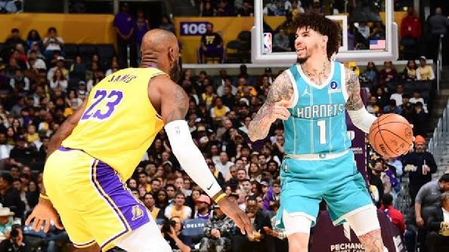 charlotte hornets vs lakers stats