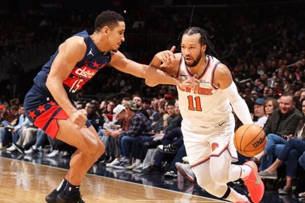 Knicks vs Washington Wizards match player stats