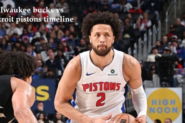 milwaukee bucks vs detroit pistons timeline
